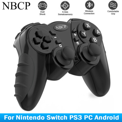 NBCP Pro Wireless Game Controller Black For Switch PS3 PC Controller Gamepad 