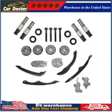 Ecoboost Chains, Guides Tensioners W/Phasers Kit For Ford 2017-2024 F150 3.5L 