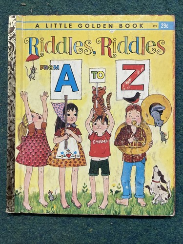 Little Golden Book Riddles, Riddles From A to Z 1962 | eBay