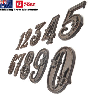 Rustic House Numbers Designs