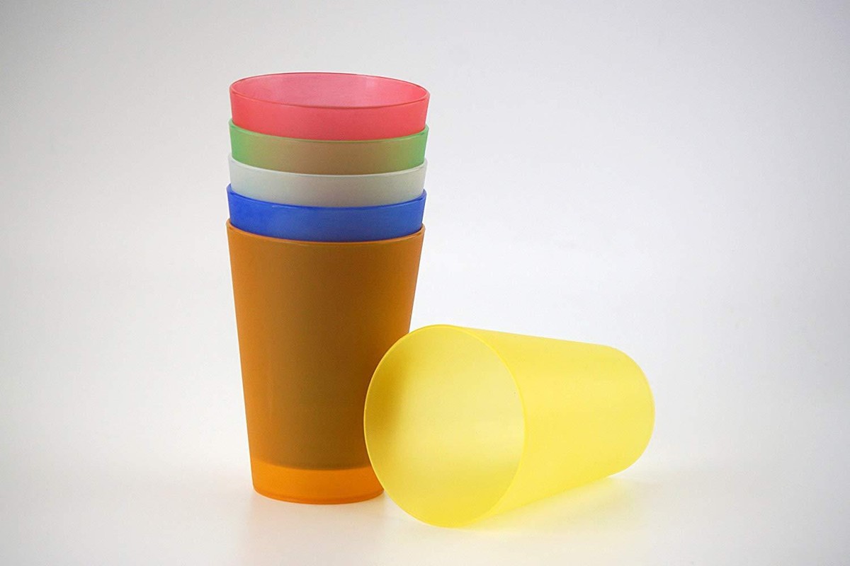 HMH-Shop Trinkbecher 400ml – Wiederverwendbar, 2 Mm Stark, In 6 Farben (Mix Oder Einzeln), 12 Stück, Für Garten & Party