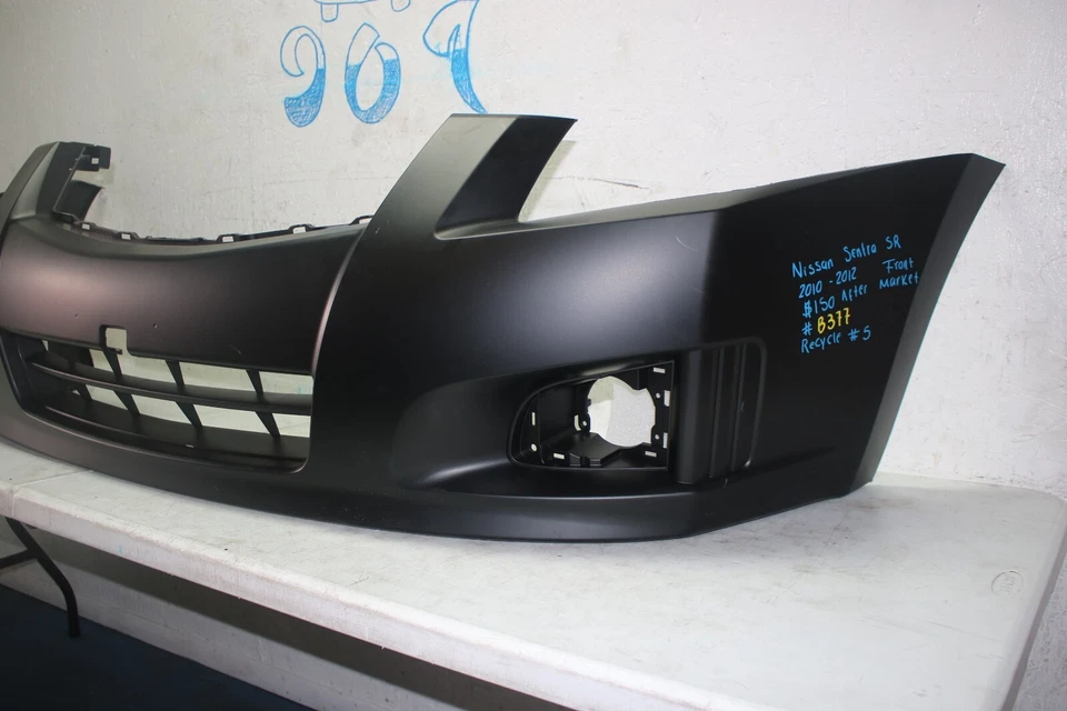2010 2012 NISSAN SENTRA SR FRONT BUMPER COVER - Image 3 of 4