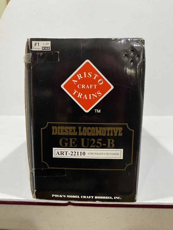 Aristocraft ART-22110 Santa Fe GE U25-B Diesel Locomotive LN/Box TESTED - Image 2 of 4