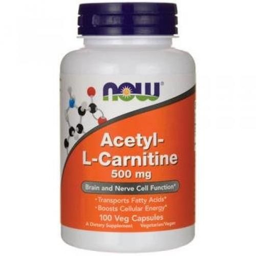 NOW® Acetyl-L-Carnitine, 500 mg, 100 Veg Caps   - Picture 18 of 26