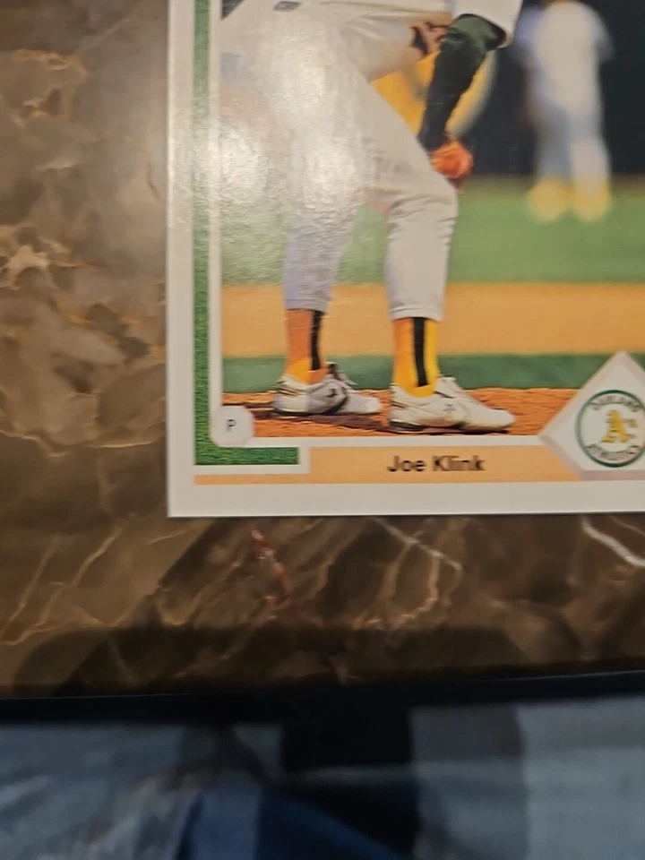 1991 Upper Deck #468 Joe Klink - Oakland Athletics  - Image 2 of 4