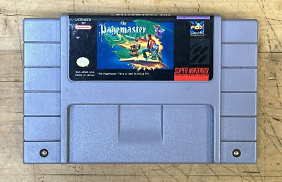 The Pagemaster (Super Nintendo SNES, 1994) Authentic Cart Only