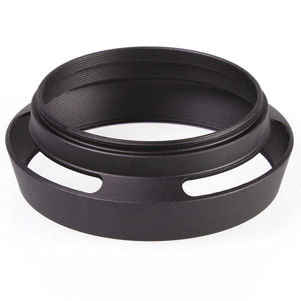 Vented Curved Metal Lens Hood 37/39/40.5/43/46/49/52/55/58/62/67/72/77 mm - image 2 of 4