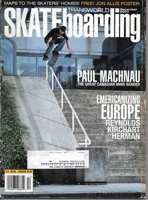 2004 :: Transworld Skateboarding :: Dec 2004 :: Paul Machnau :: Europe