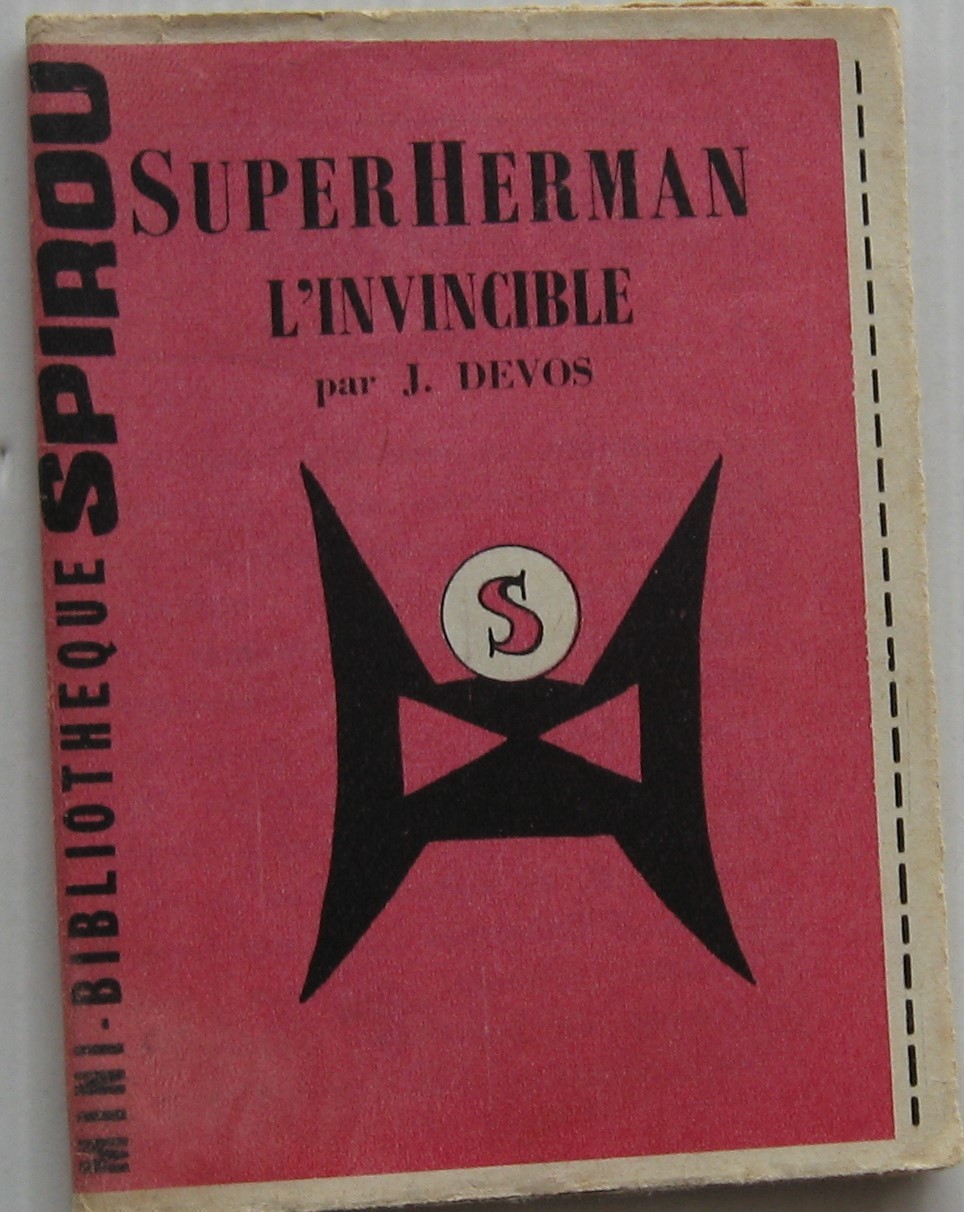Mini Recit N°158 Superherman L'Invinsible Supplement Spirou N°1302 Devos 1963