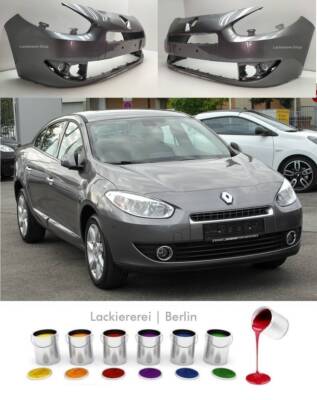 STOßSTANGE VORNE LACKIERT IN WUNSCHFARBE NEU für Renault Fluence 2010-2013 