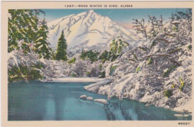 Snow Scene-When Winter is King, Alaska