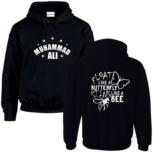 Float Like A Butterfly Sting Like A Bee Muhammad Hoodie Ali The Greatest S 2xl Ebay