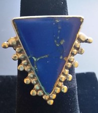 KAREN LONDON - HEARTBREAKER RING  LAPIS - Size 8