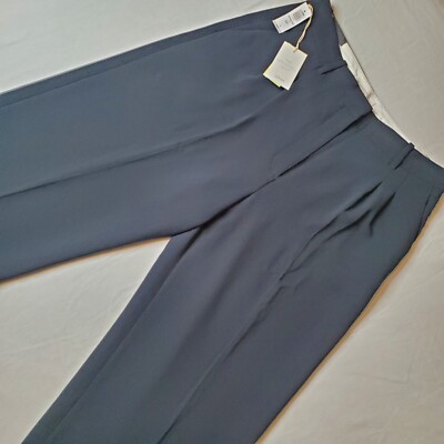 Aritzia Wilfred Women's Size 14 NWT Effortless Pant Wide Leg High Rise Black