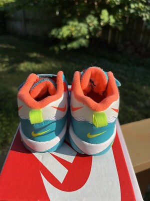 【M】イタリア製 NIKE USPS サイクル ジャージ サイクリング ナイキ Nike Speed Turf Toddler Size 5C Miami Dolphins Aqua Blue Orange
