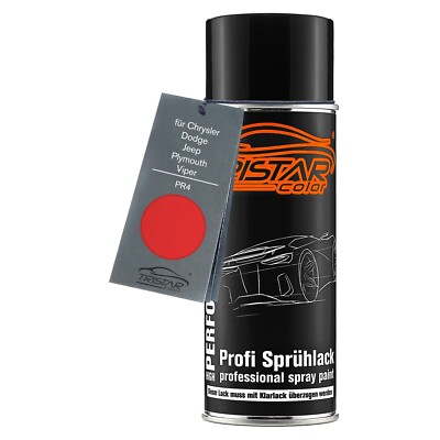 Autolack Spraydose für Chrysler Dodge Jeep Plymouth Viper PR4 Flame Red Sprinter