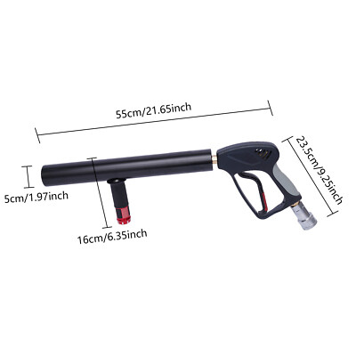 Stage Cannon CO2 Blaster Handheld Fog Gun 400Pa 5 10m Smoke Jet