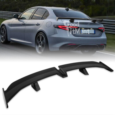 Für Alfa Romeo Giulia 55'' Mattschwarz Heckflügel Heckspoiler Flügel Pro-Race