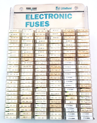 Vintage Littelfuse Fuse Display For Display Only! No Fuses Included! Empty Tins!