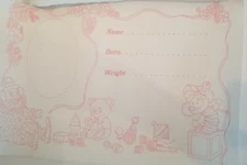 Tri-Chem New Born Baby Photo Mat Liquid Embroidery 7684 19 X 13