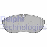 Delphi LP3294 Bremsbelagsatz, Scheibenbremse FüR Hyundai