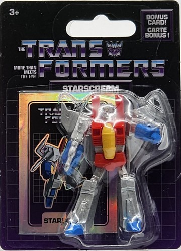 JUST PLAY X HASBRO TRANSFORMERS SET OF FIVE 2-3" MINI FIGS WITH BONUS CARDS! - Picture 6 of 7