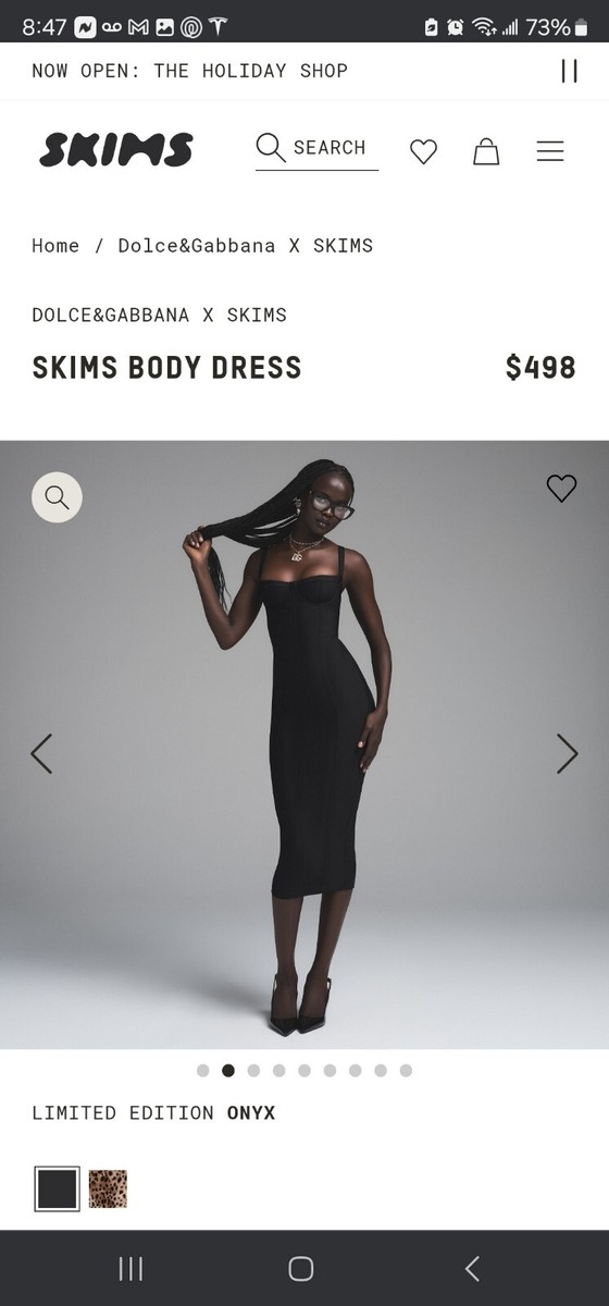 DOLCE&GABBANA X SKIMS SKIMS BODY DRESS