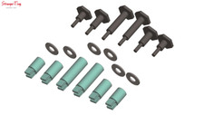 Piko Crank Bolt Set BR80 Black 1:22.5 Scale, G Gauge