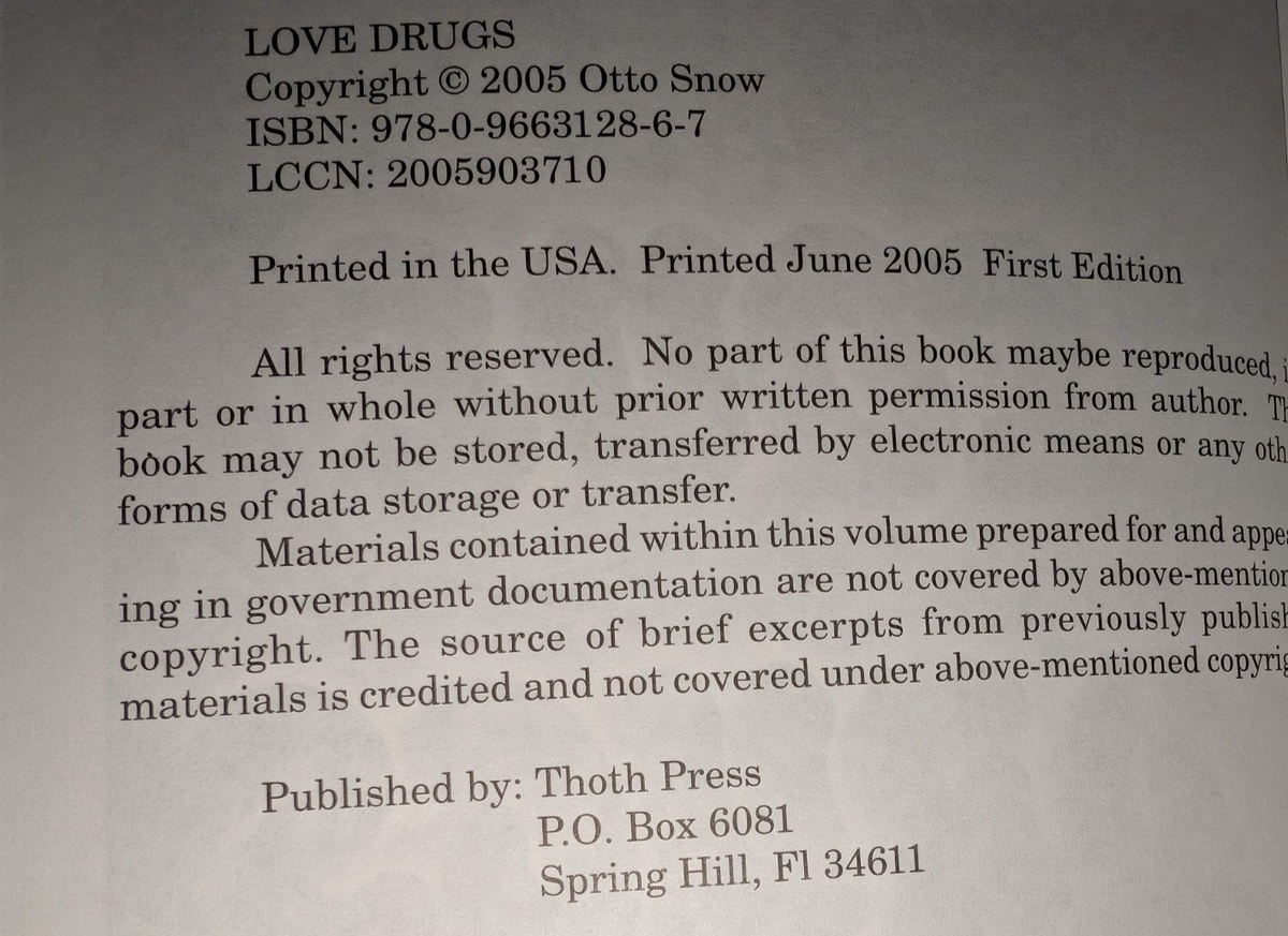 Love Drugs by Otto Snow | eBay