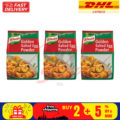 3 X Knorr Golden Salted Egg Powder (800G) Made From Real Eggs Original DHL Ship