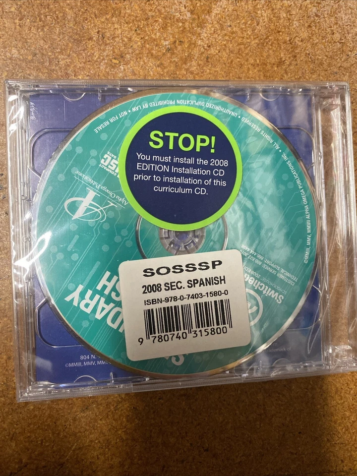   2008 Secondary Spanish Switched on Schoolhouse Complete - Image 2 of 4