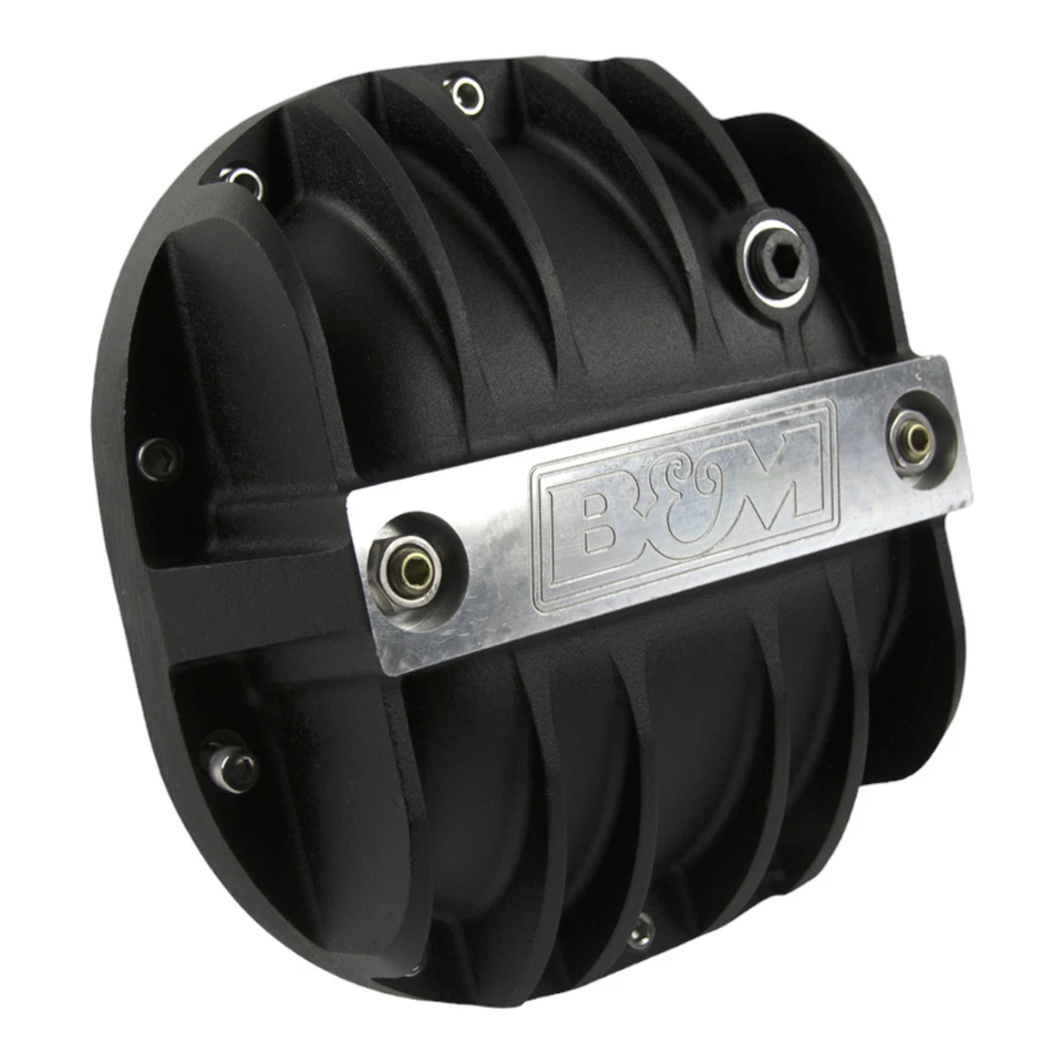 B&M 41297 Cast Aluminum Differential Cover for Ford 8.8 IN.-Black - Image 2 of 4