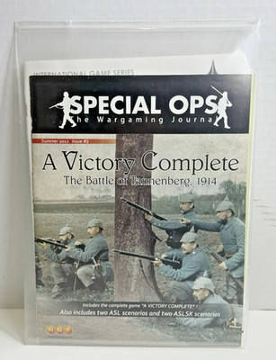 NEW, MMP Special Ops #3 A Victory Complete; w/ WW1 Tannenberg Game Ziplock Ed.