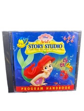 Vintage Original Disney Ariel's Story Studio PC/Mac 1997 CD-ROM No Key Code #213