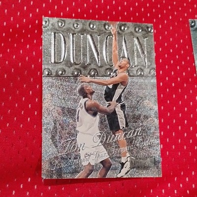 SkyBox Metal Universe NBA Card Lot 1998-99 Tim Duncan Hakeem Olajuwon