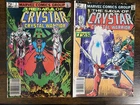 Vintage LOT of 2 The Saga of Crystar Crystal Warrior #2 & #3 (Marvel, 1983) 🔥📚