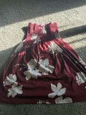 Red Floral Dress