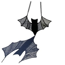 Halloween Bat Decoration Stained Glass Window Hangings - Bat Suncatcher Bat B