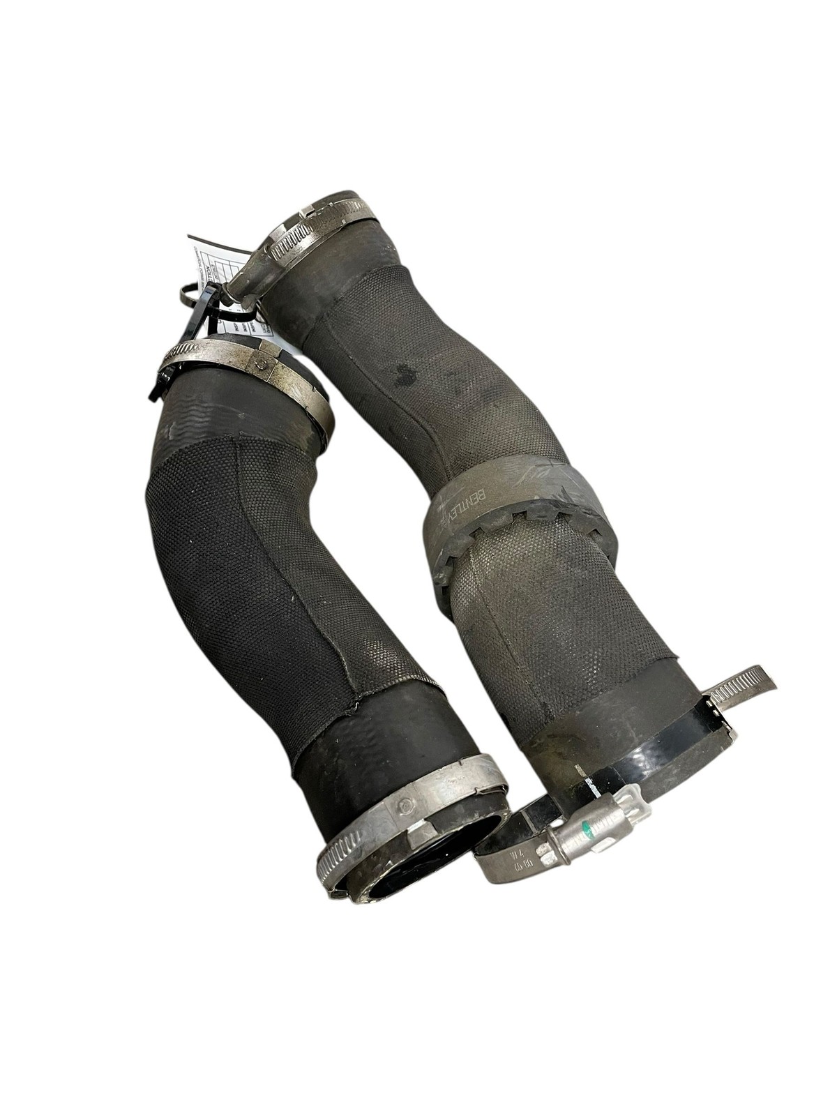 2015-2020 BENTLEY BENTAYGA OEM Left Intercooler Inlet &Outlet Hose Pipe Tube Set