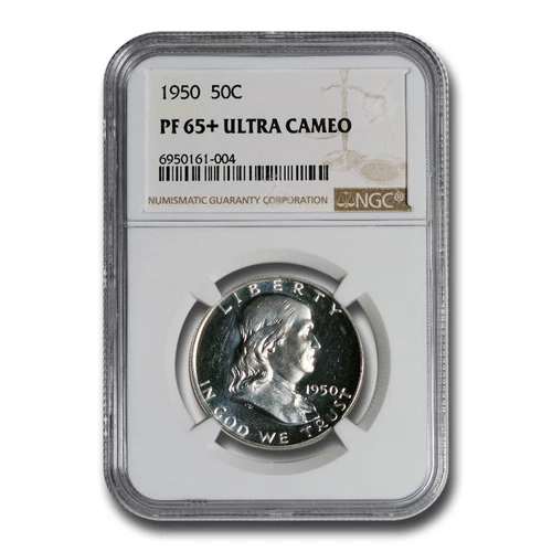1950 Franklin Half Dollar PF-65+ UCAM NGC