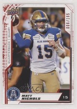 2020 Upper Deck CFL Red 6/165 Matt Nichols #170 y7j