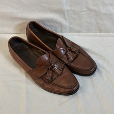 Allen Edmonds Enfield Loafers Tassel 12 B Light Brown Men's