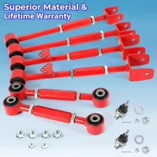 Suspension Rear Camber Control Arms Toe Kit for Accord 10-17 Powder Coated