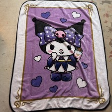 Kuromi Magic Card Throw Blanket Soft Fleece Large