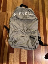 Balenciaga Wheel Backpack Rucksack Gray