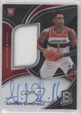 2019-20 Panini Spectra Rookie Jersey 72/149 Admiral Schofield #212 Auto 0s5s