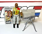 GI Joe Roadblock v2 1986 *100% COMPLETE w/File Card, Near Mint!* Vintage ARAH