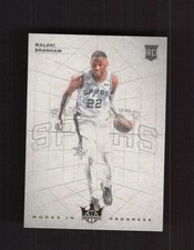 2022-23 Panini Court Kings #14 Malaki Branham Works in Progress