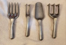 Vintage  Allen Simpson  AS Aluminum Garden Tools  Set of 4  Made in Canada  EUC 