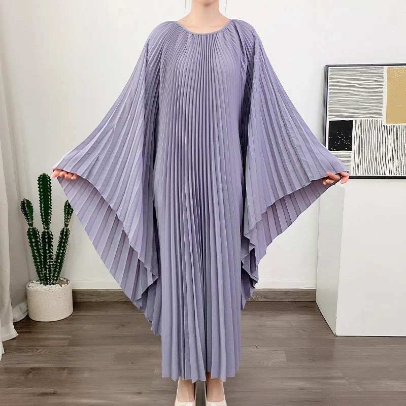 OFF WHITE Abito Irregolare Sciolto Taglie Forti Abito Lungo Donna Elegante Nuovo Abito Casual Sciolto